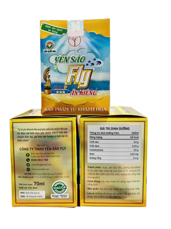 Yến sào Fly ăn kiêng (lọ)