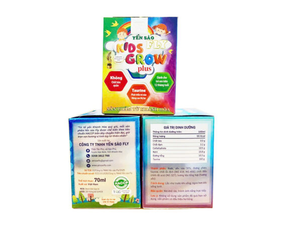 Yến sào Fly Kids Grow Plus (lọ)