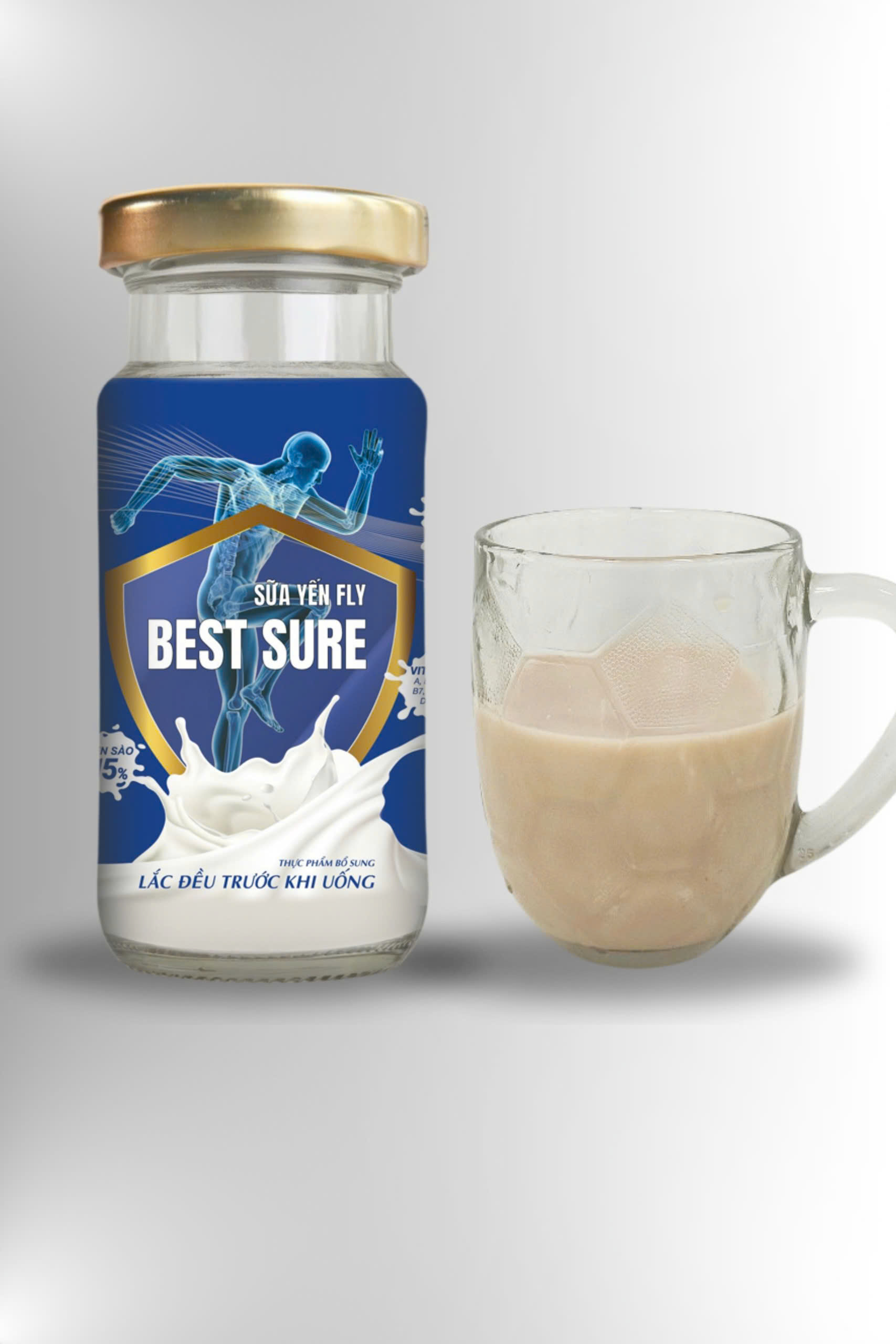 Sữa yến Fly Best Sure lốc (6 lọ x 140ml) - Ảnh 2