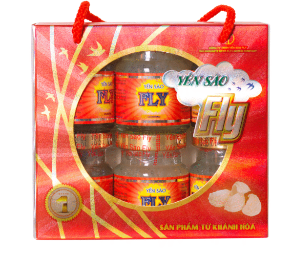 Yến sào Fly có đường lốc (6 lọ)